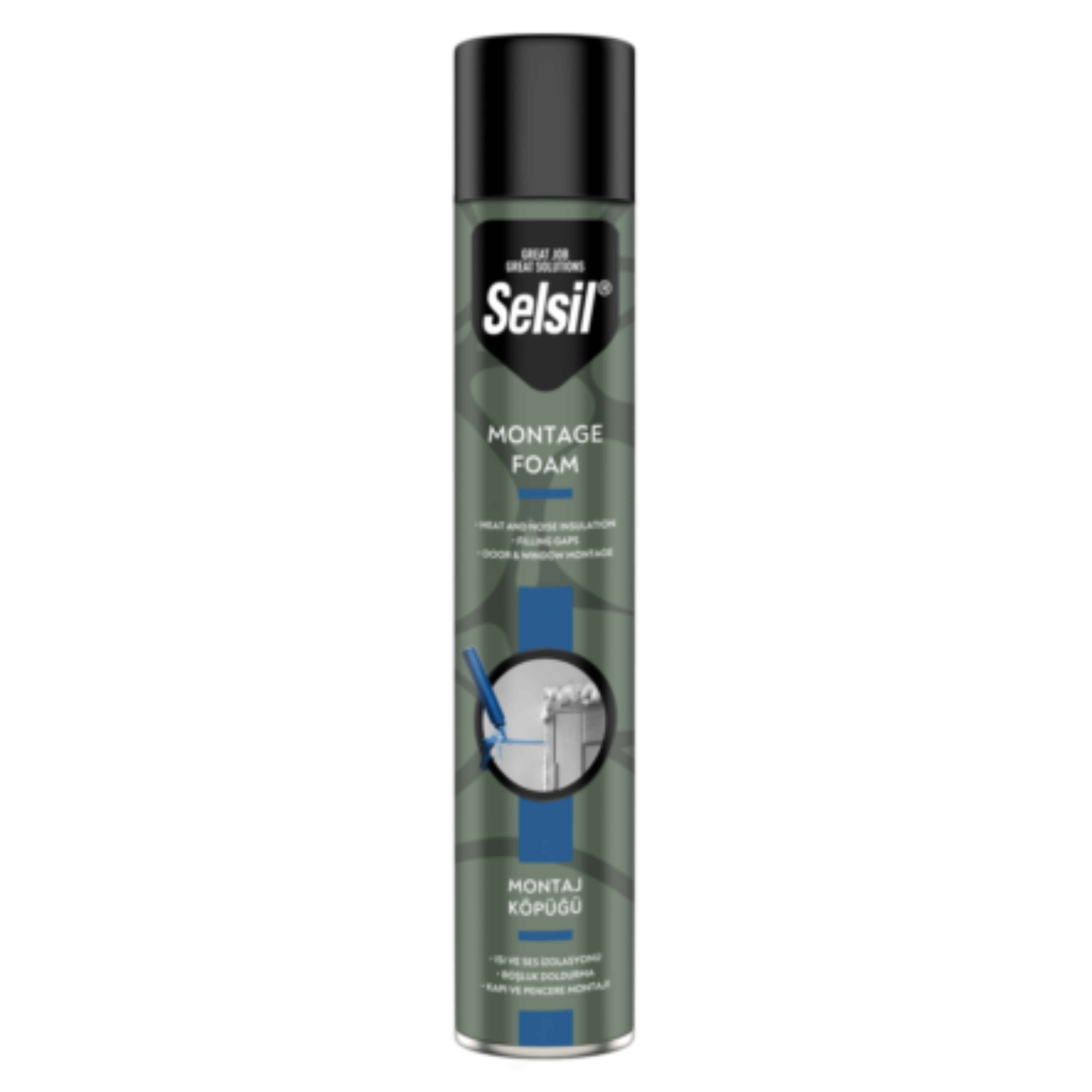 SELSİL PU MONTAJ KÖPÜK 750 ML 845 GRAM